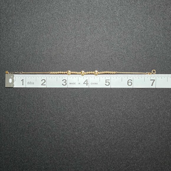 Ball bracelet 18k real gold - Picture 13 of 16